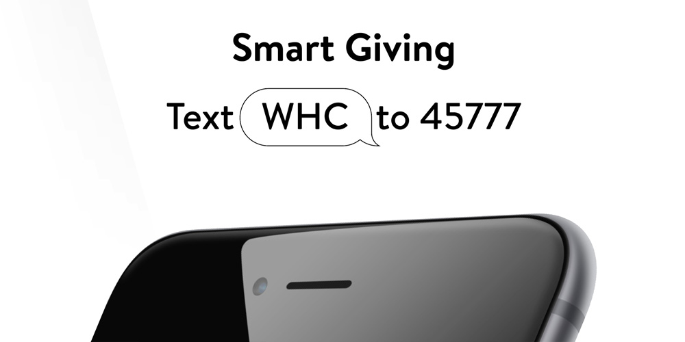 To Give Text WHC to 45777